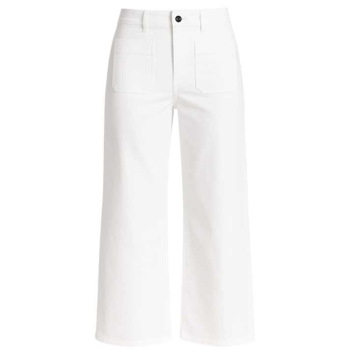 Cropped Sailor Twill - Ivory