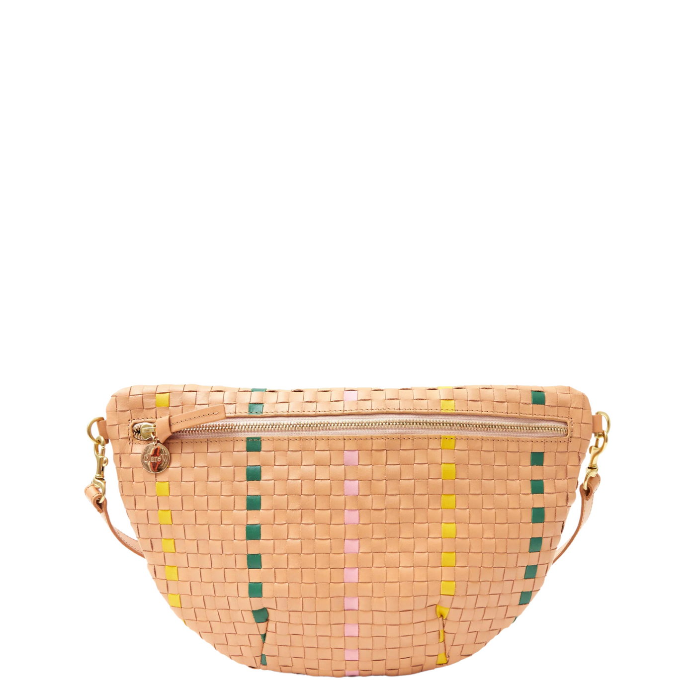 Grande Fanny - Bisque Woven Checker w/ Stripe