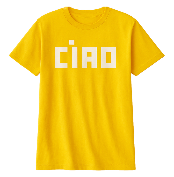 Original Tee - Marigold w/ Cream Block Ciao