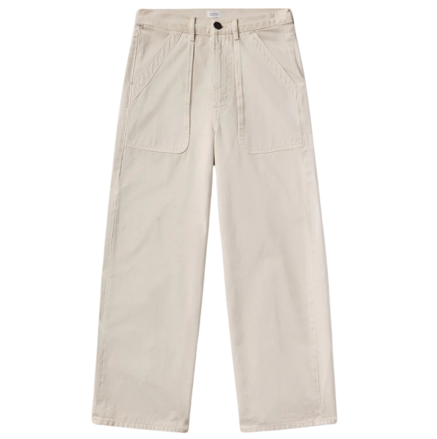 Ayla Cargo Crop - Pale Stone