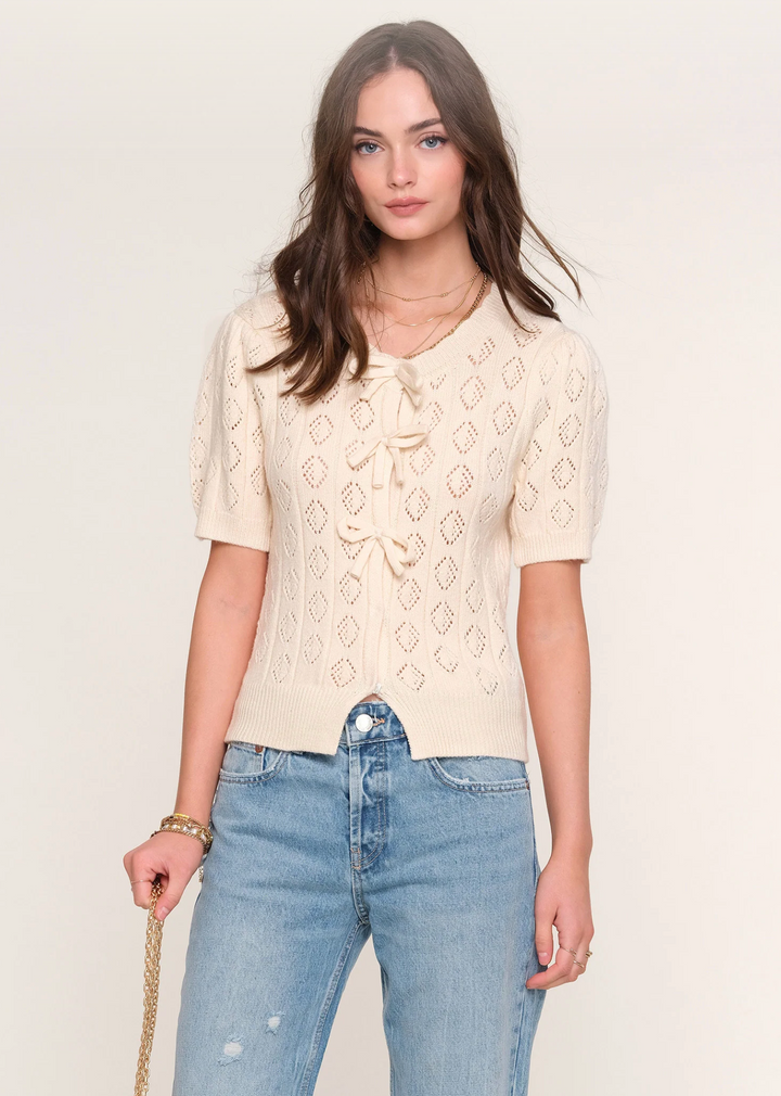 Mae Cardigan - Eggshell