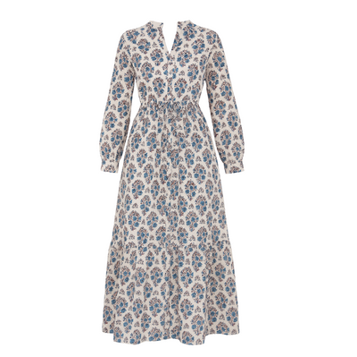 Frances 3 Dress - Indienne Flowers Organic