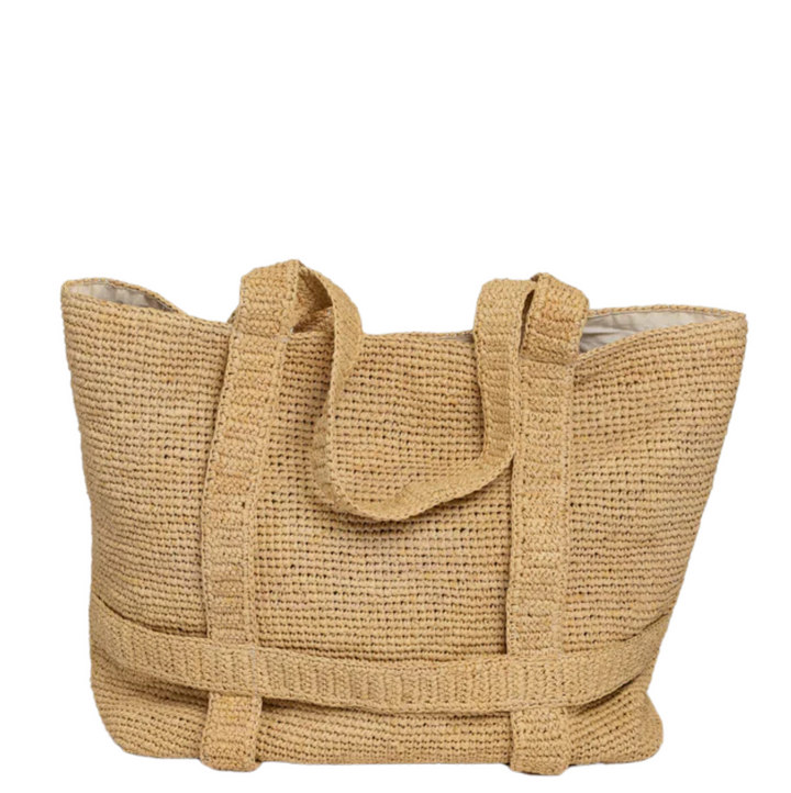 Original Straw Traveler Bag - Natural Solid