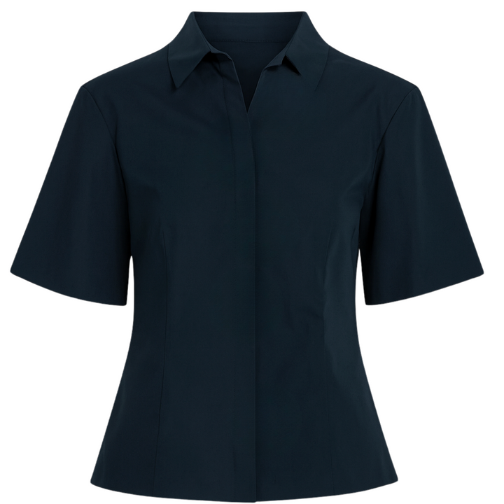 Dion Short Sleeve Buttondown - Navy