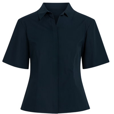 Dion Short Sleeve Buttondown - Navy