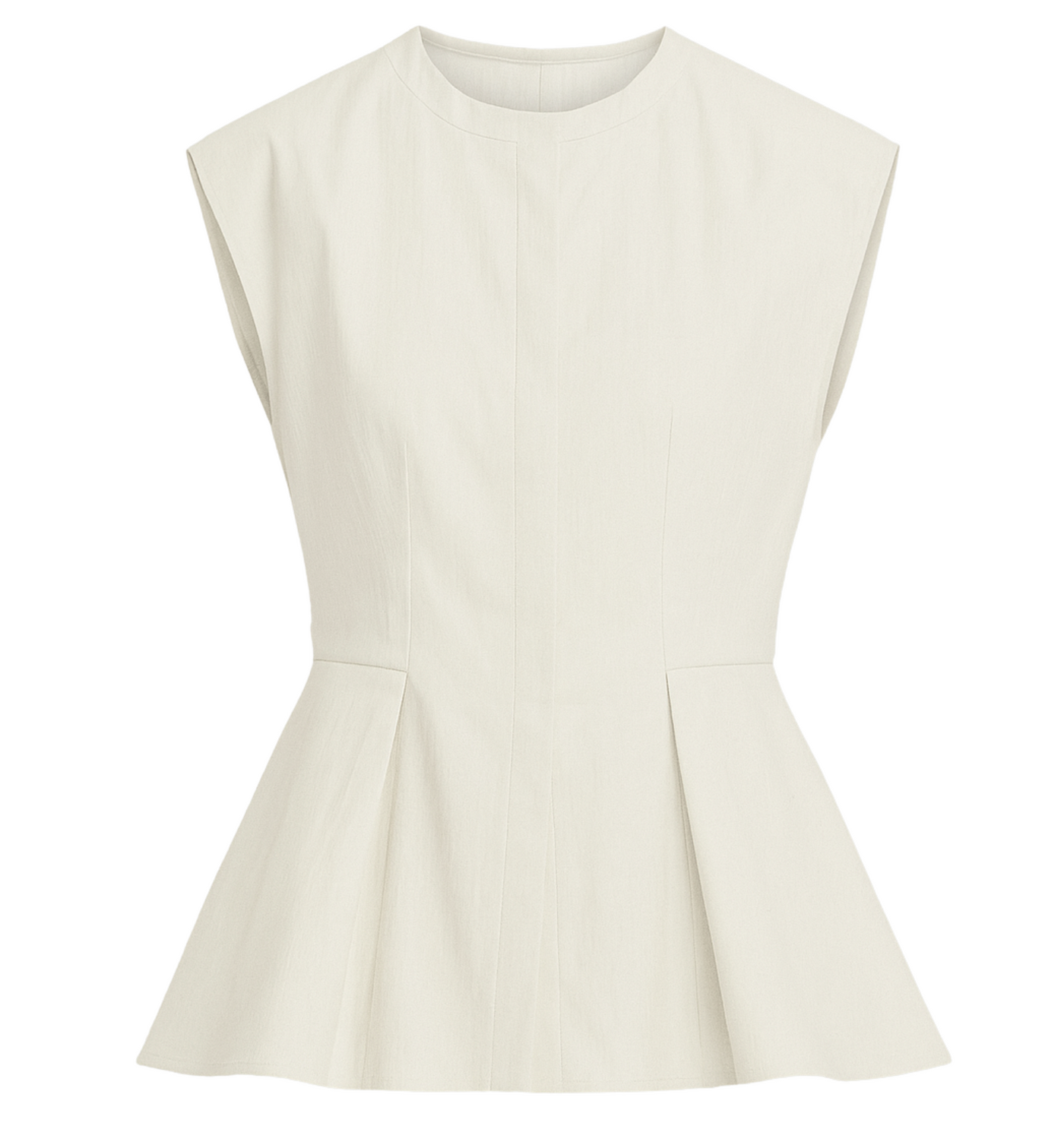 Kallie Pleated Top - Ivory
