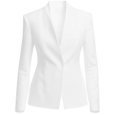 Aria Tailored Blazer - White