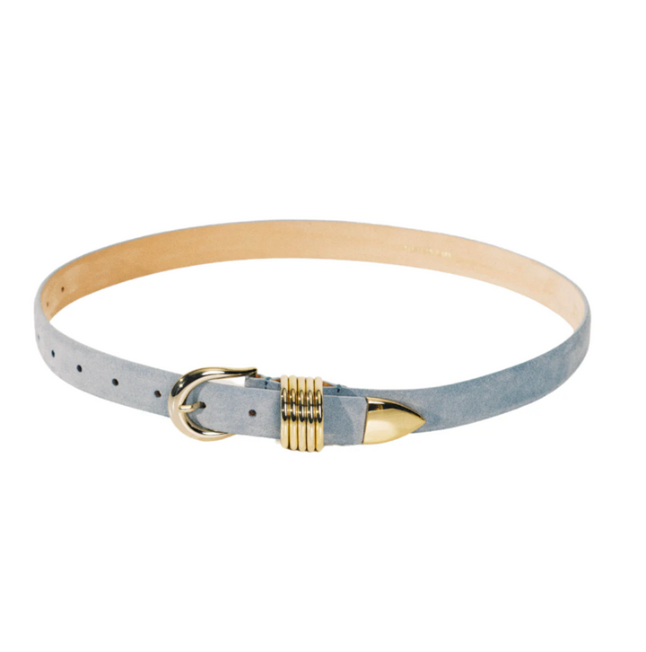 Hollyhock - Powder Blue/Gold