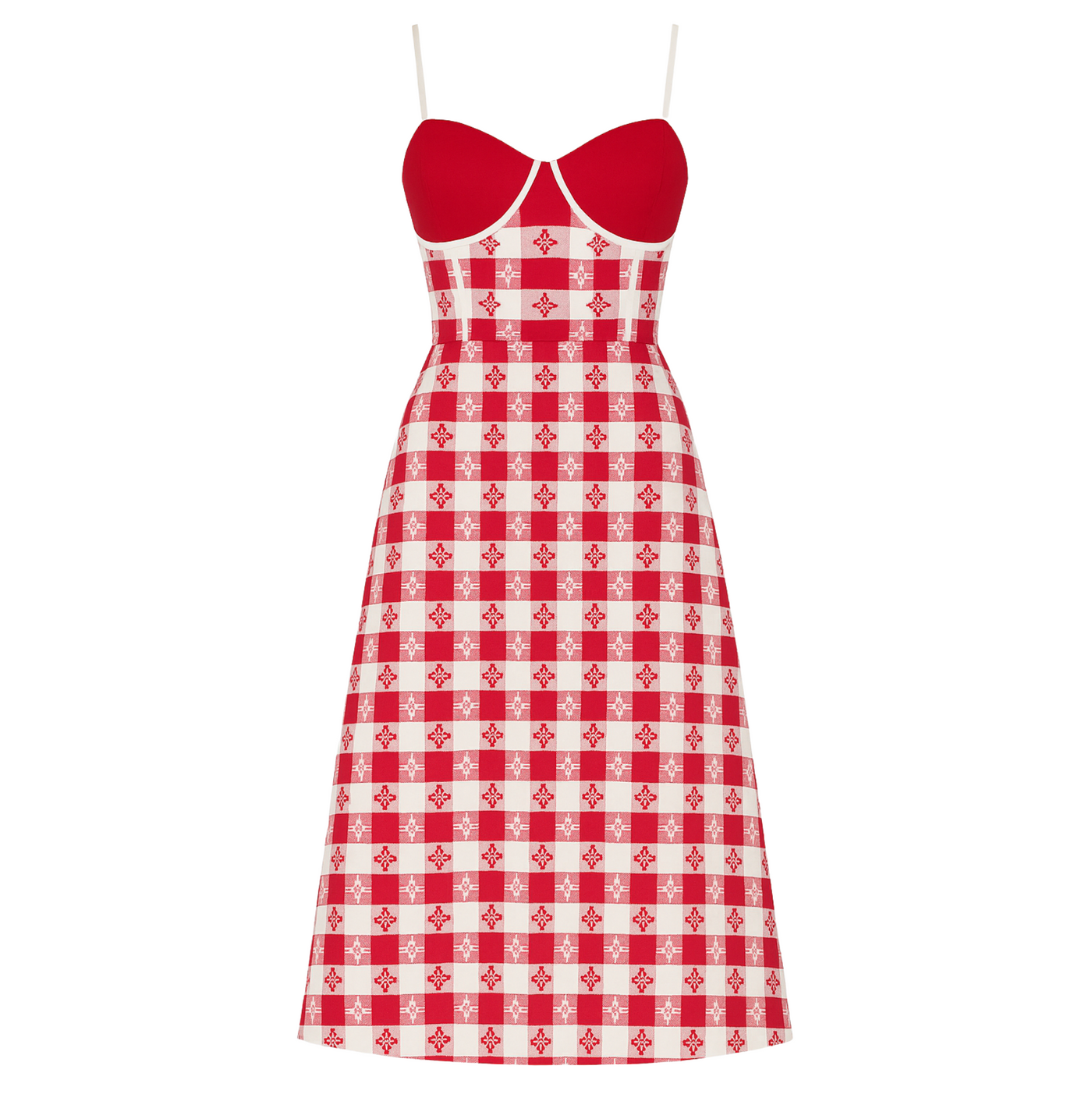 Harper Dress - Red Tablecloth