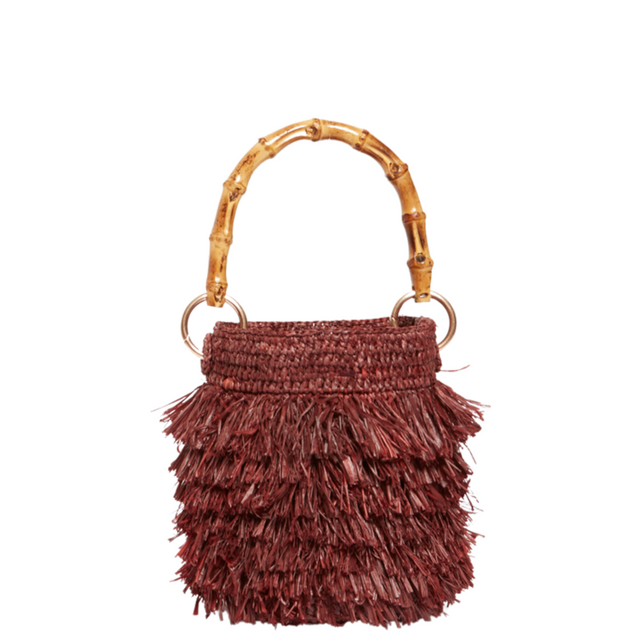 Small Deia Purse Bag - Burgundy