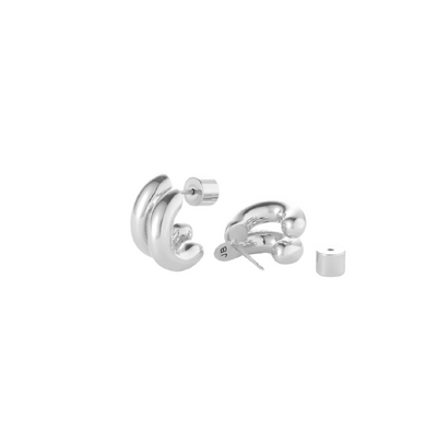 Mini Florence Earrings - Silver
