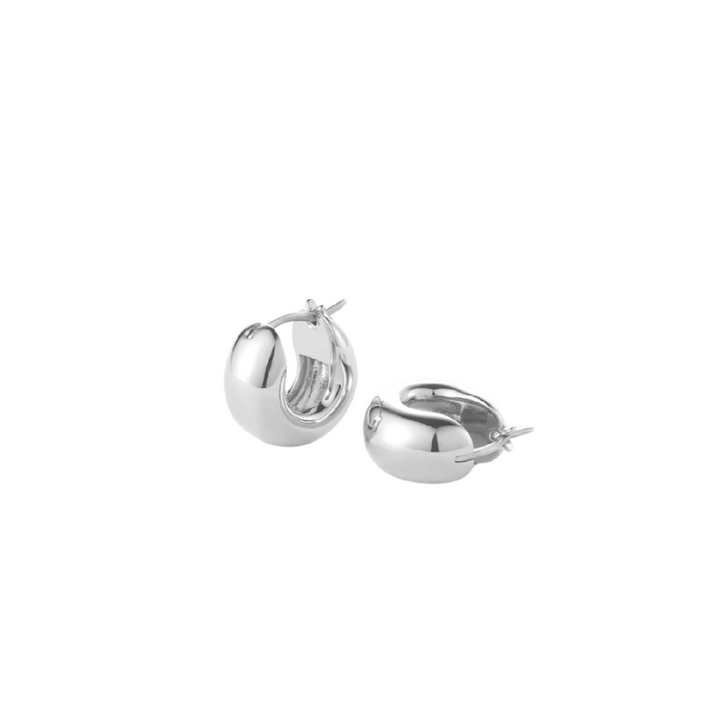 Mini Tome Hoops - Silver