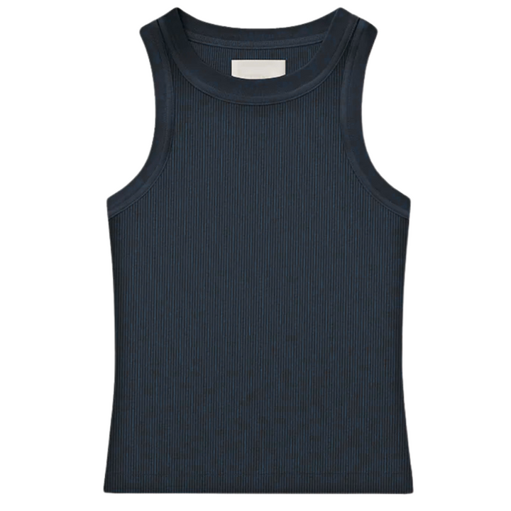 Isabel Rib Tank - Mineral Navy