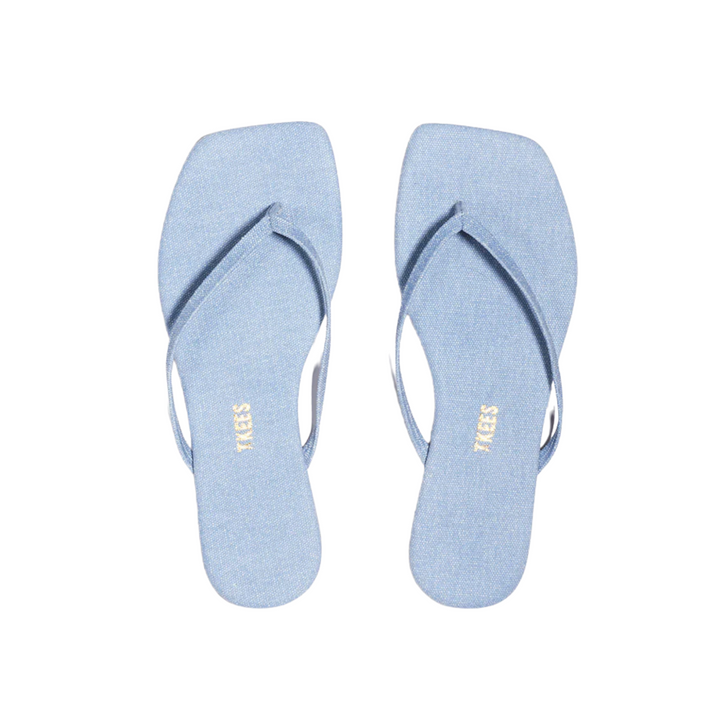 Square Toe Lily - Washed Denim