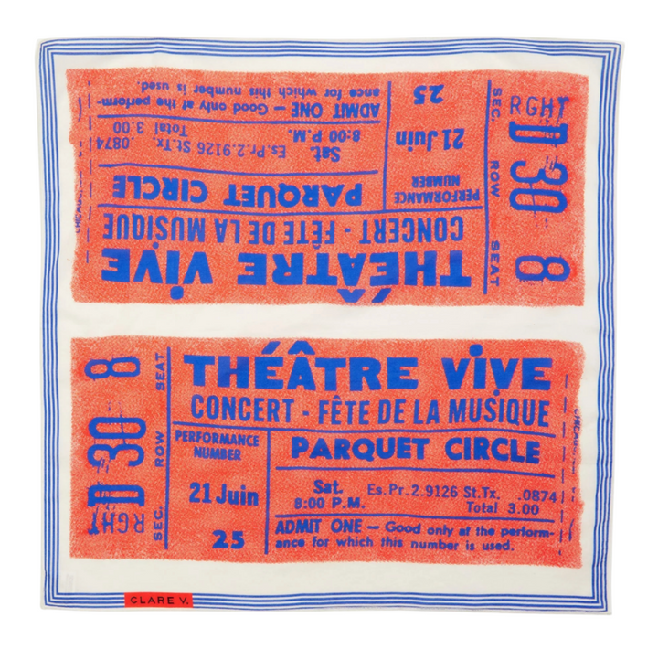 Bandana - Pink w/ Blue Concert Tickets