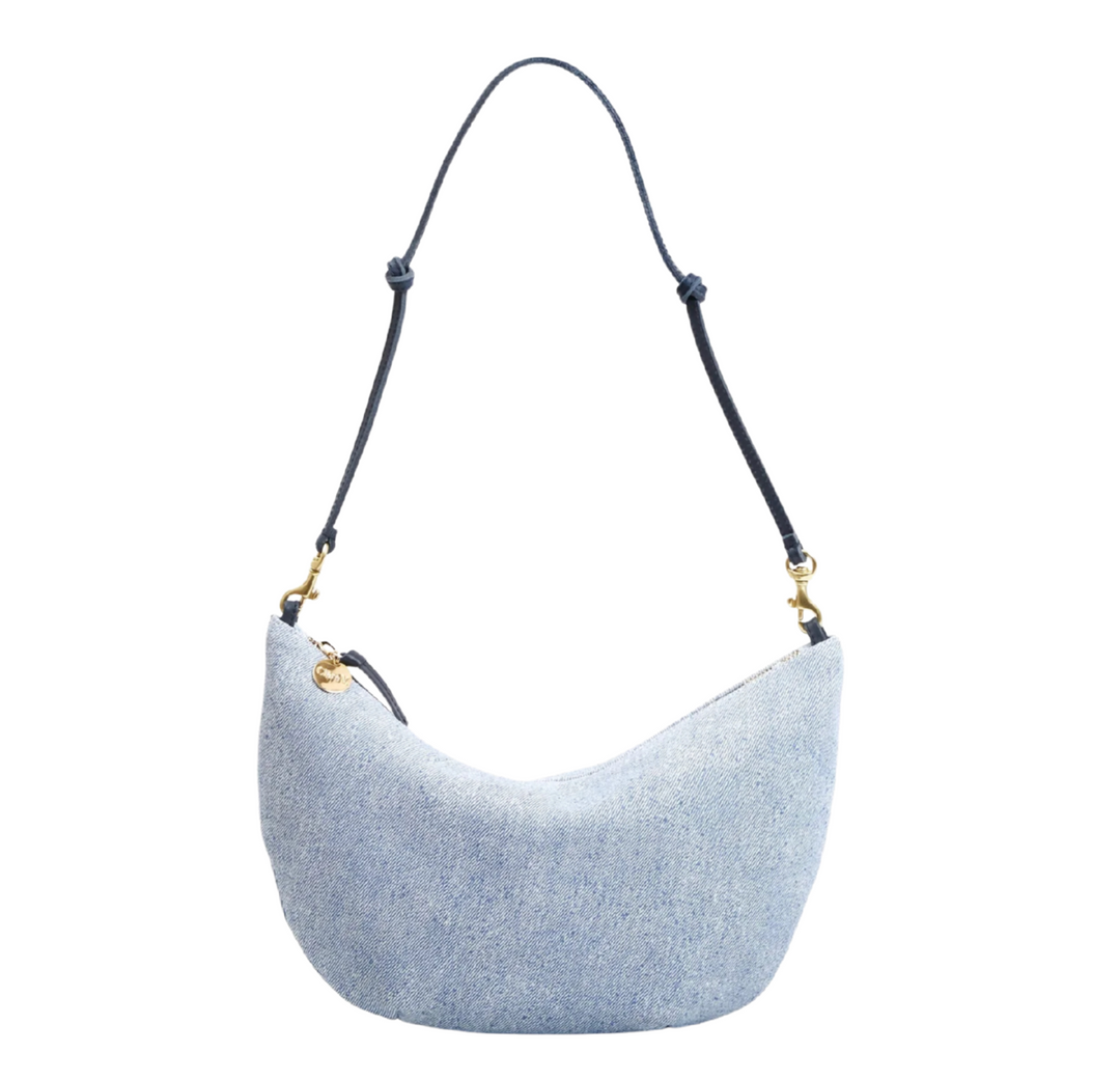 Lune - Light Blue Denim Suede
