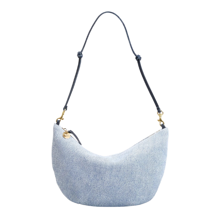 Lune - Light Blue Denim Suede