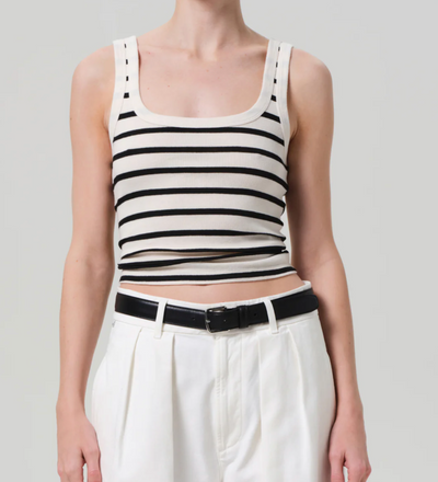 Faye Tank - Midnight Stripe