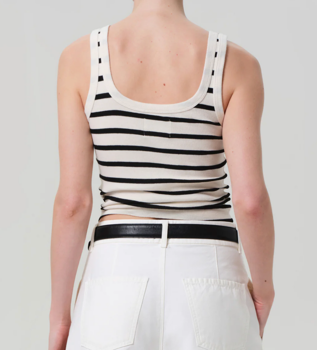 Faye Tank - Midnight Stripe