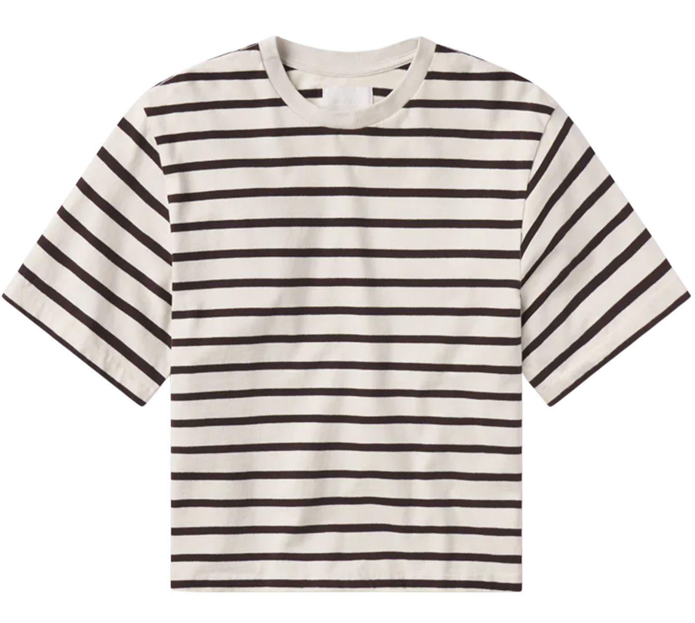 Goldie Tee - Chocolate Stripe
