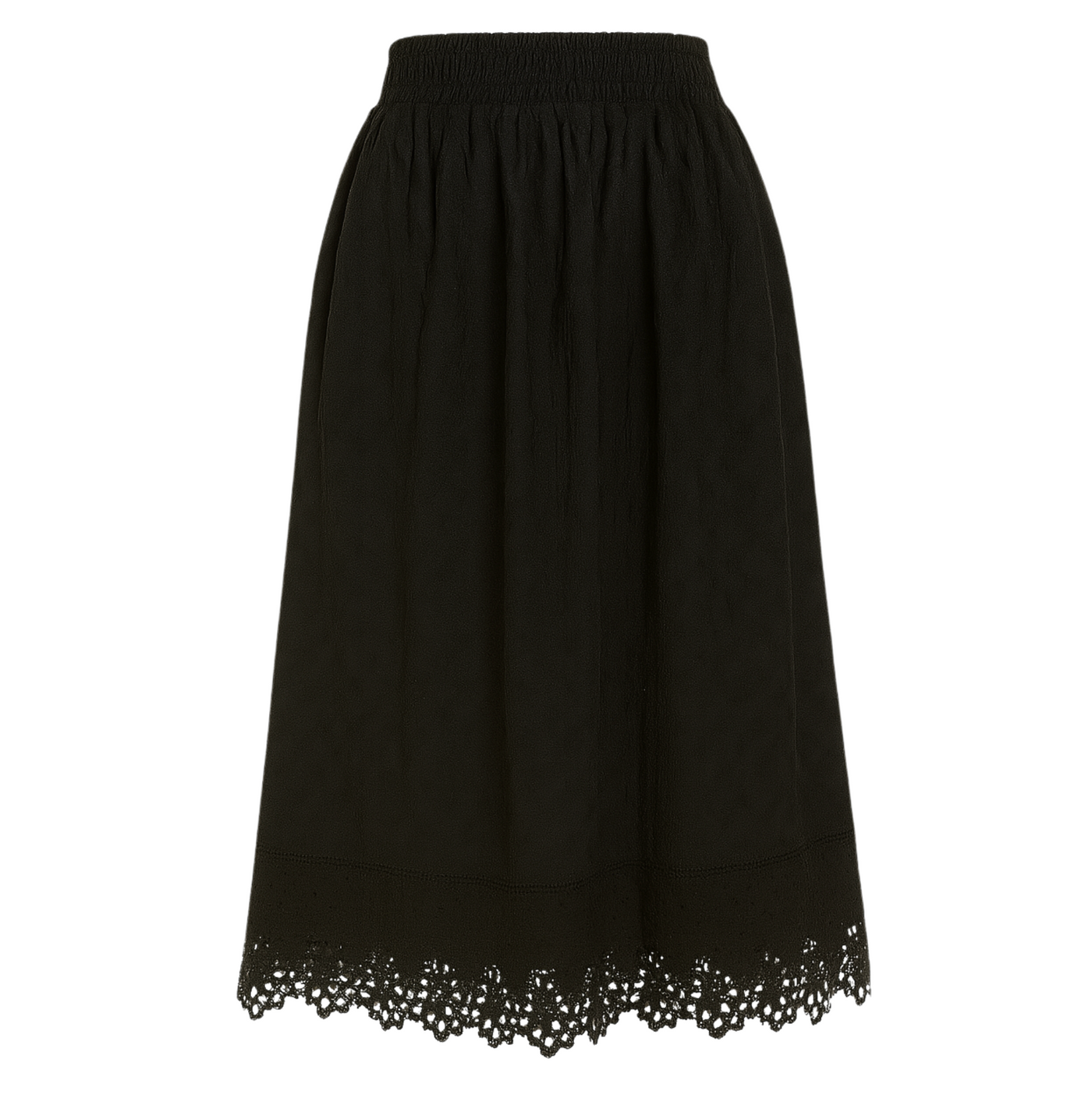 Louisa Skirt - Black Eyelet