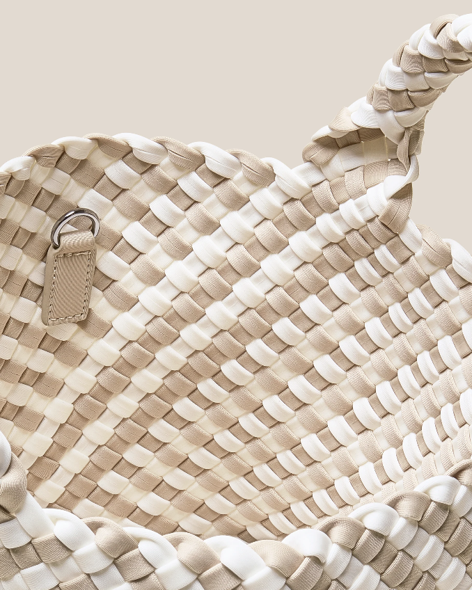 St Barths Petit Tote Graphic Stripe - Mykonos