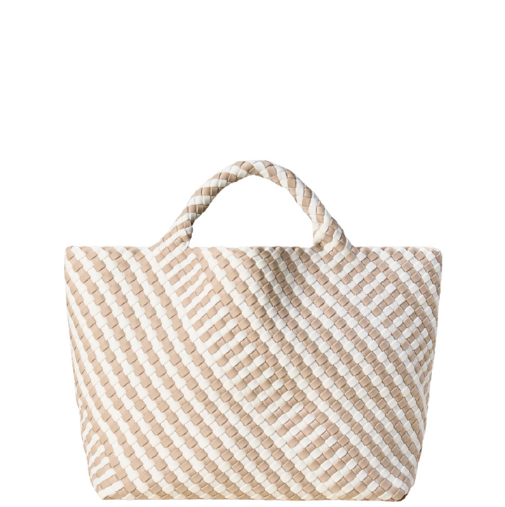St Barths Medium Tote Graphic Stripe - Mykonos