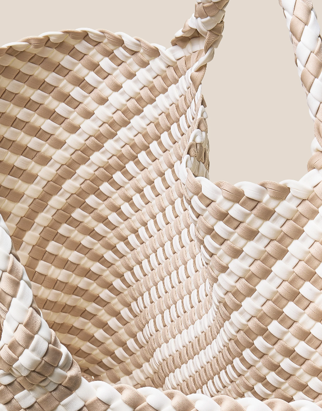 St Barths Large Tote Graphic Stripe - Mykonos