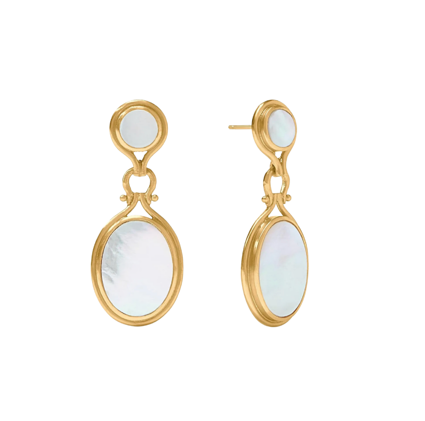 Saratoga Statement Earring - Mother of Pearl
