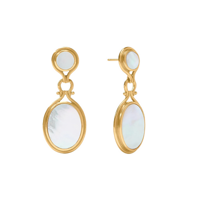 Saratoga Statement Earring - Mother of Pearl