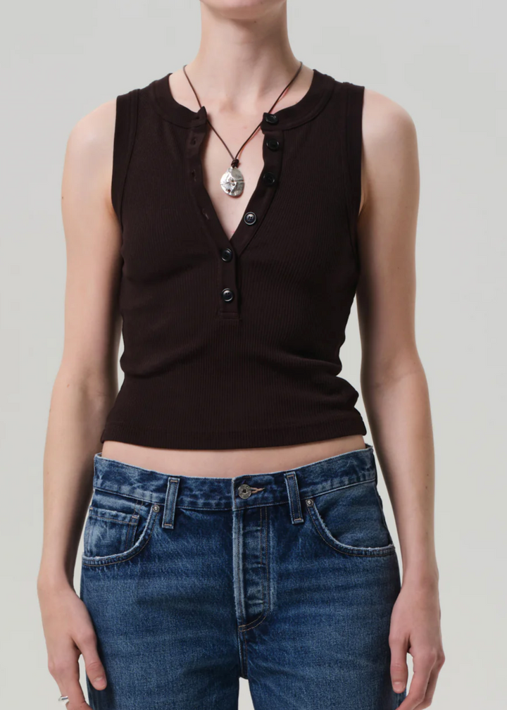 Caralyn Tank - Chocolate