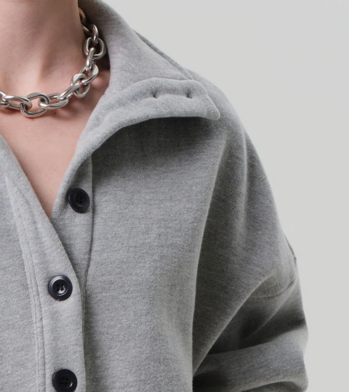 Mirelle Funnel Neck - Heather Grey