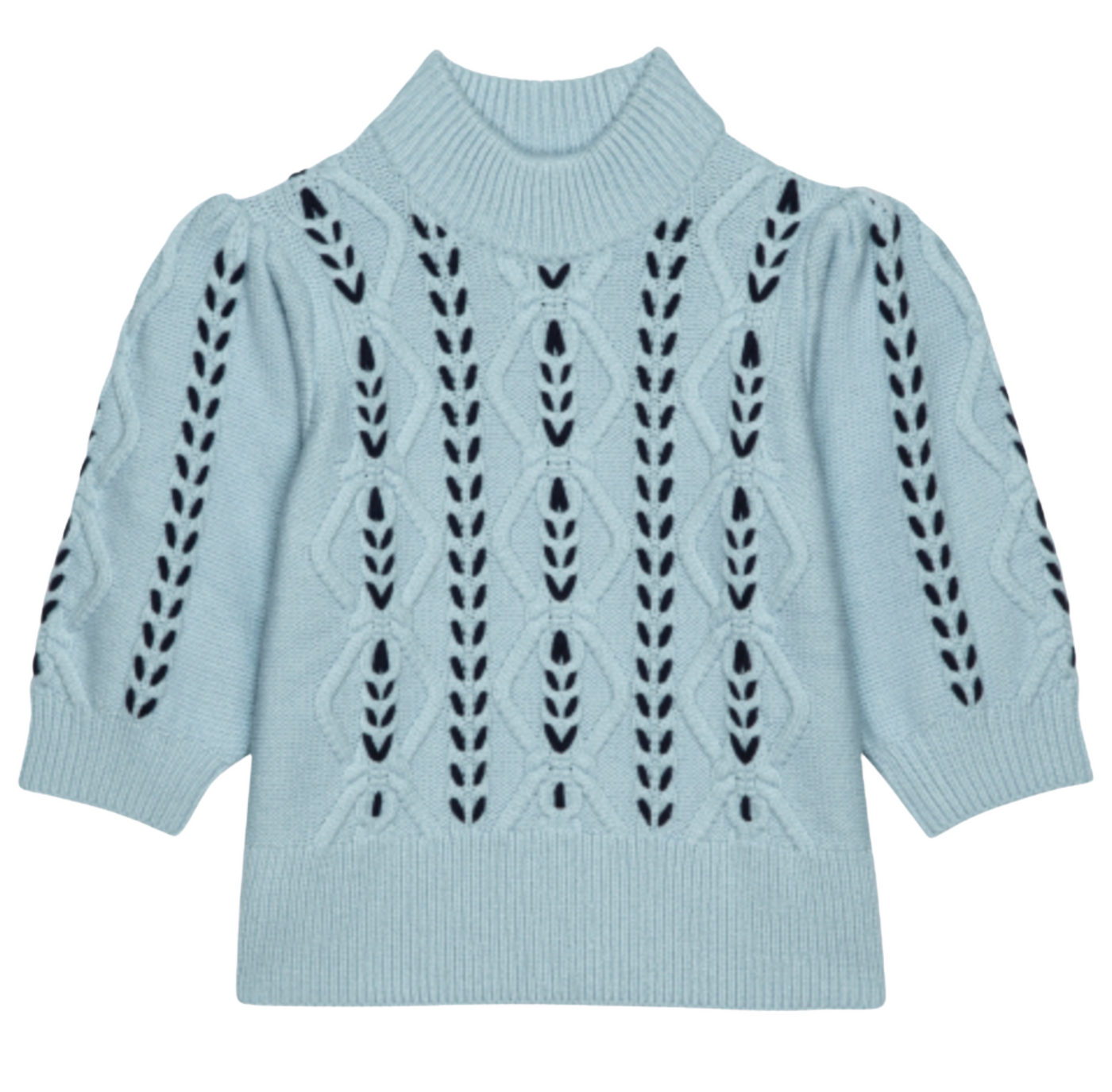 Addy Sweater - Sky/Navy