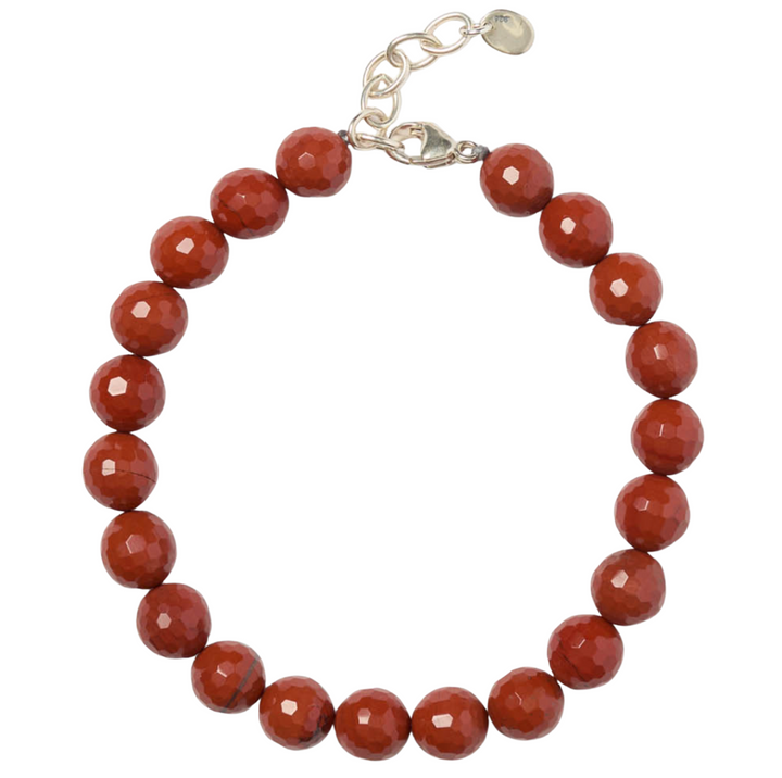 Oona Anklet - Red Jasper