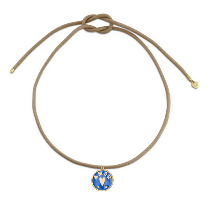 Dune  Ecru Necklace Cord with Love & Fear