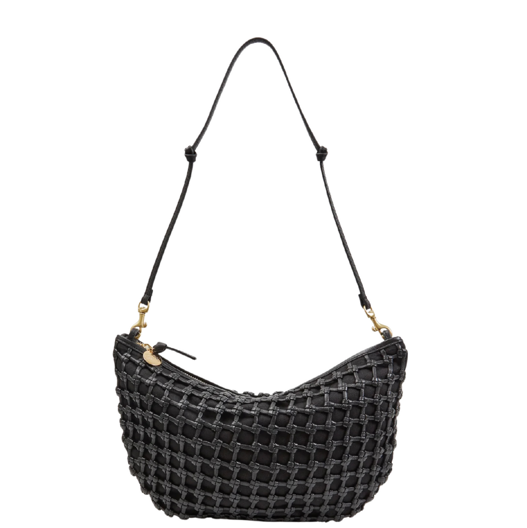 Lune - Black Knot Woven Leather