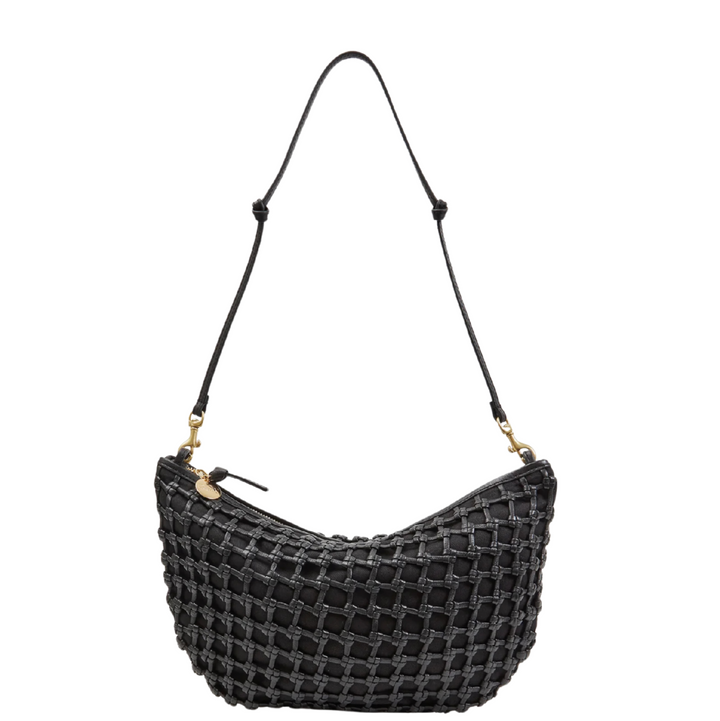 Lune - Black Knot Woven Leather