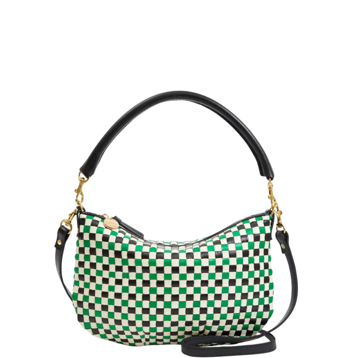 Petit Moyen Messenger - Apple Multi Woven Checker
