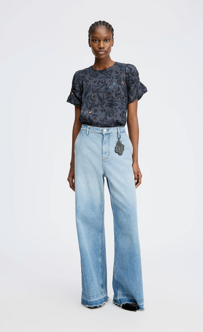 Lustanna Top - Charcoal