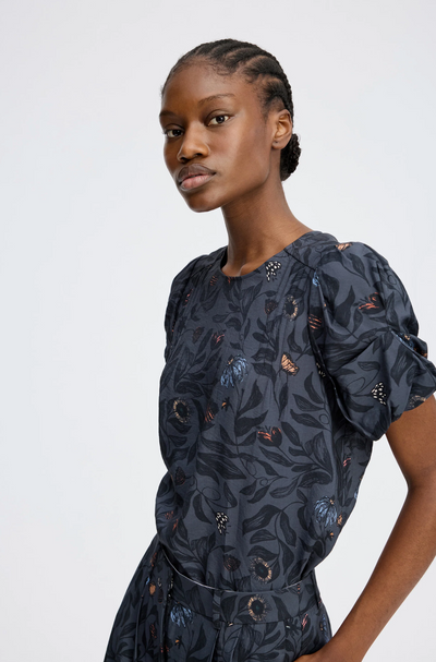 Lustanna Top - Charcoal
