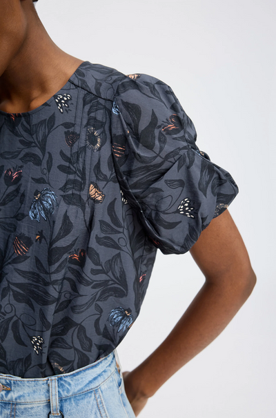 Lustanna Top - Charcoal