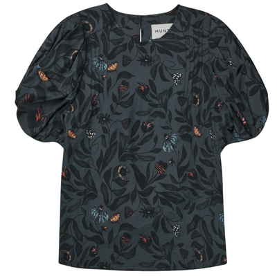 Lustanna Top - Charcoal