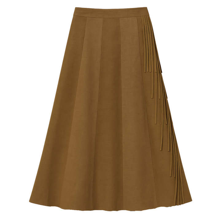 Kurt Sage Midi Skirt - Army