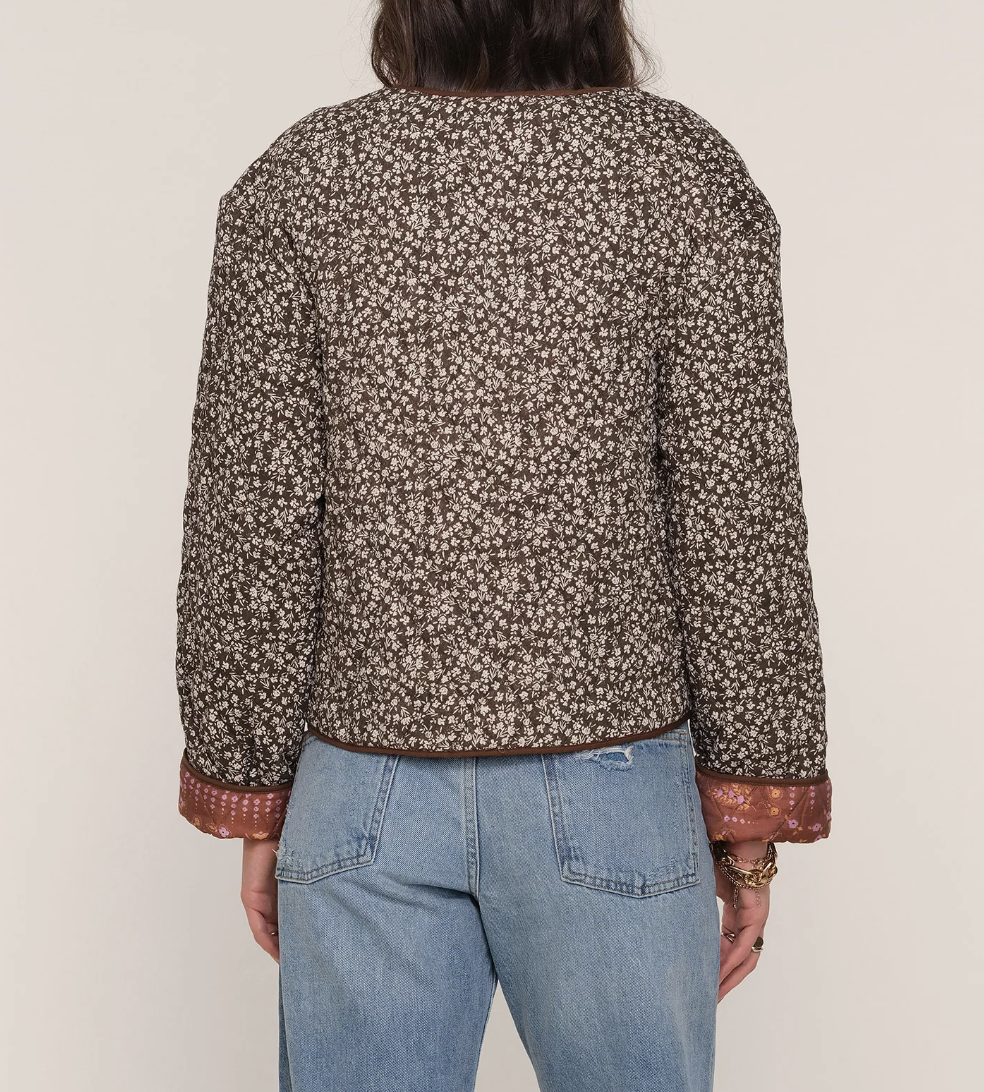 The Floral Quilt Coat