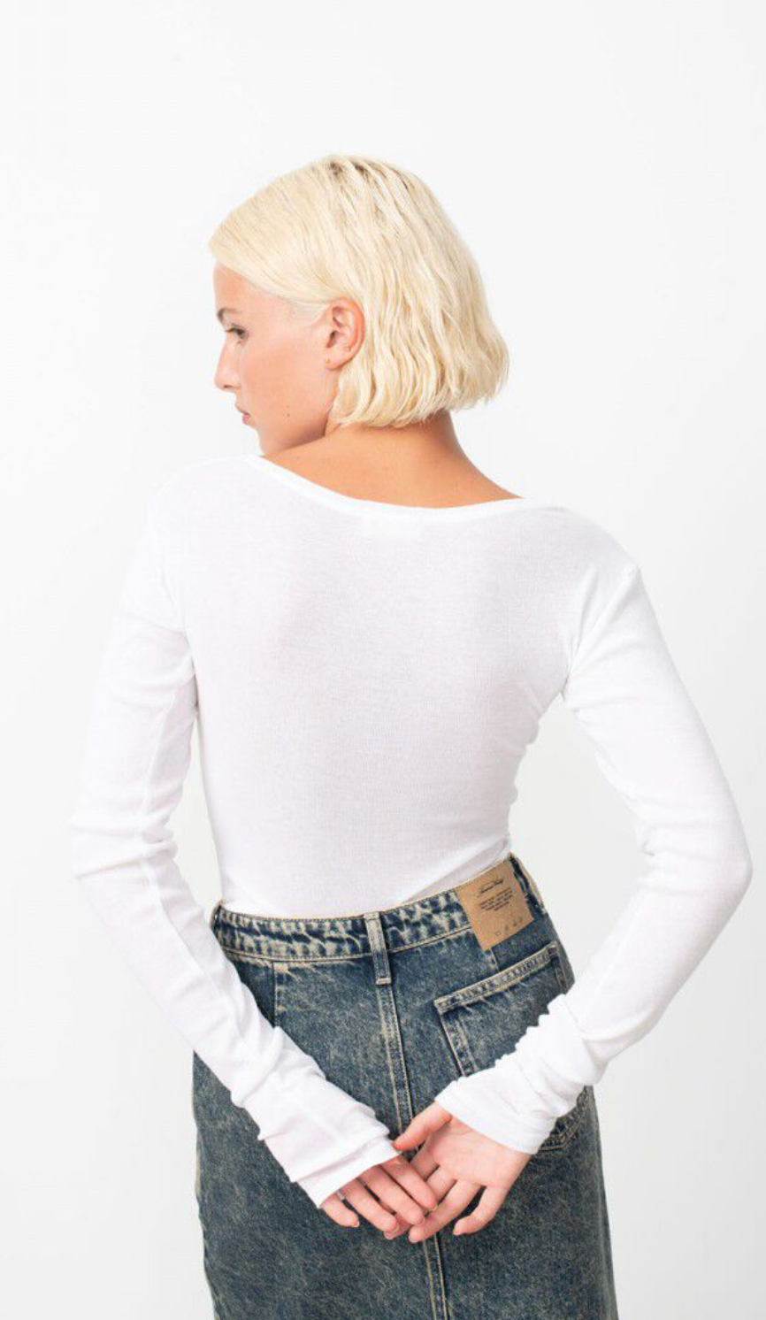 T-shirt Massachusetts - White