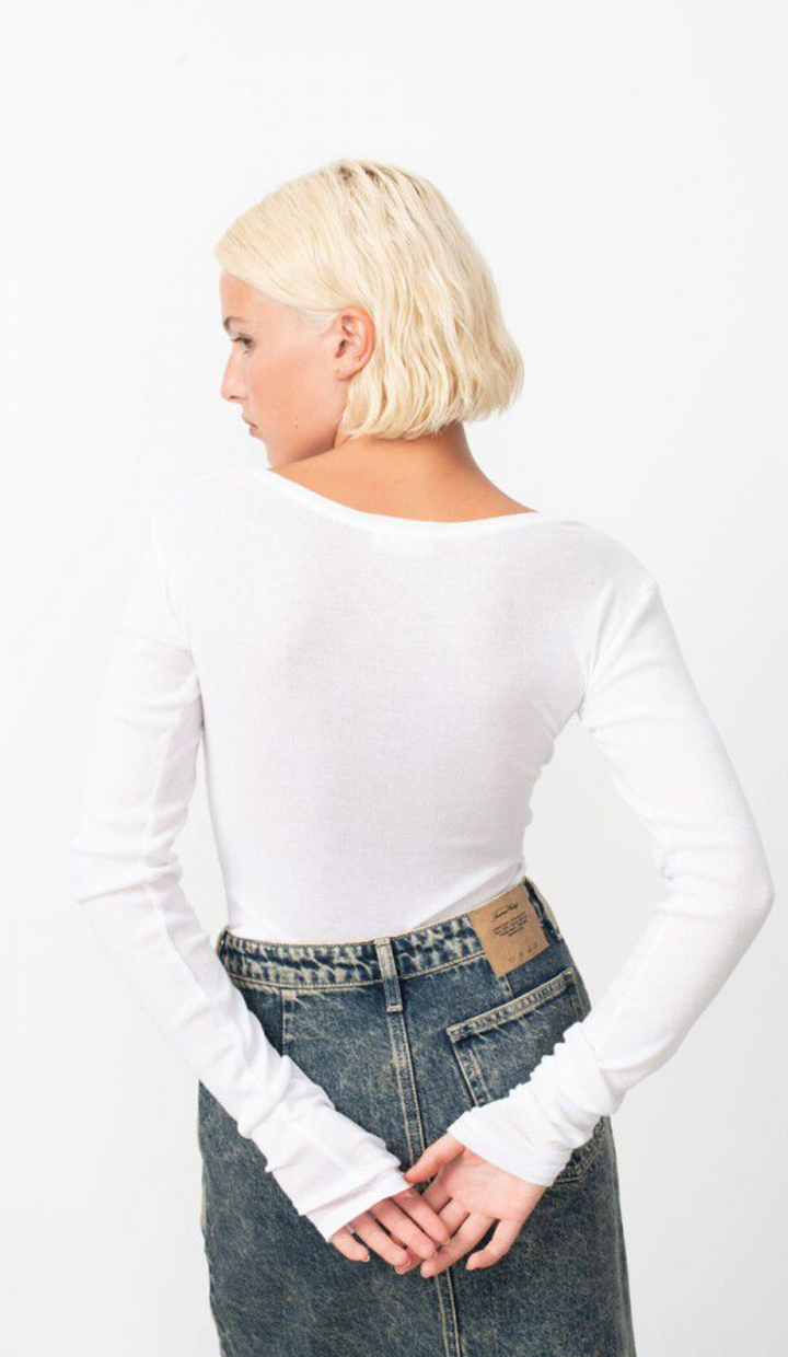 T-shirt Massachusetts - White