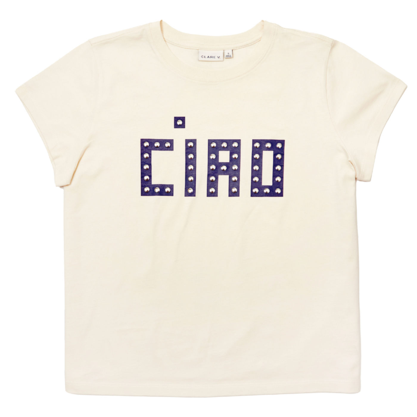 Classic Tee - Block Ciao w/ Studs