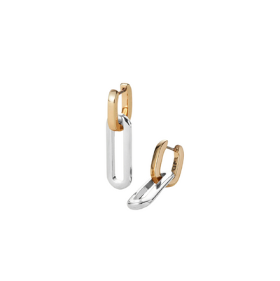Teeni Detachable Link Earrings - Two-Tone