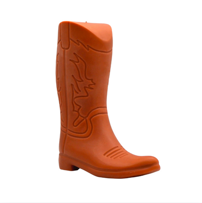 Cowboy Boot Candle - Cognac