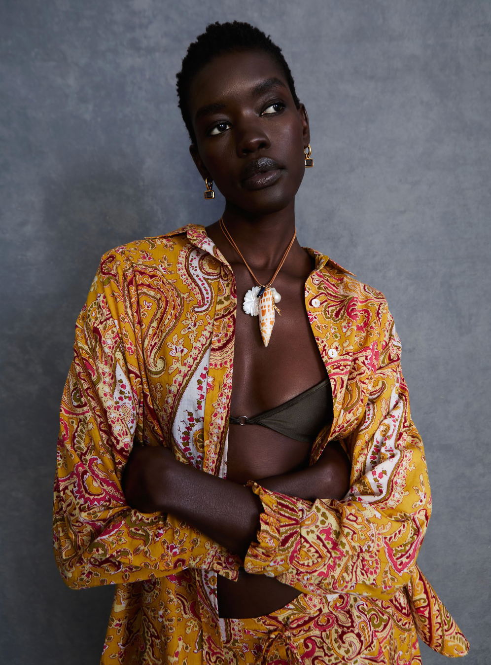 Paisley Printed Set - Marigold